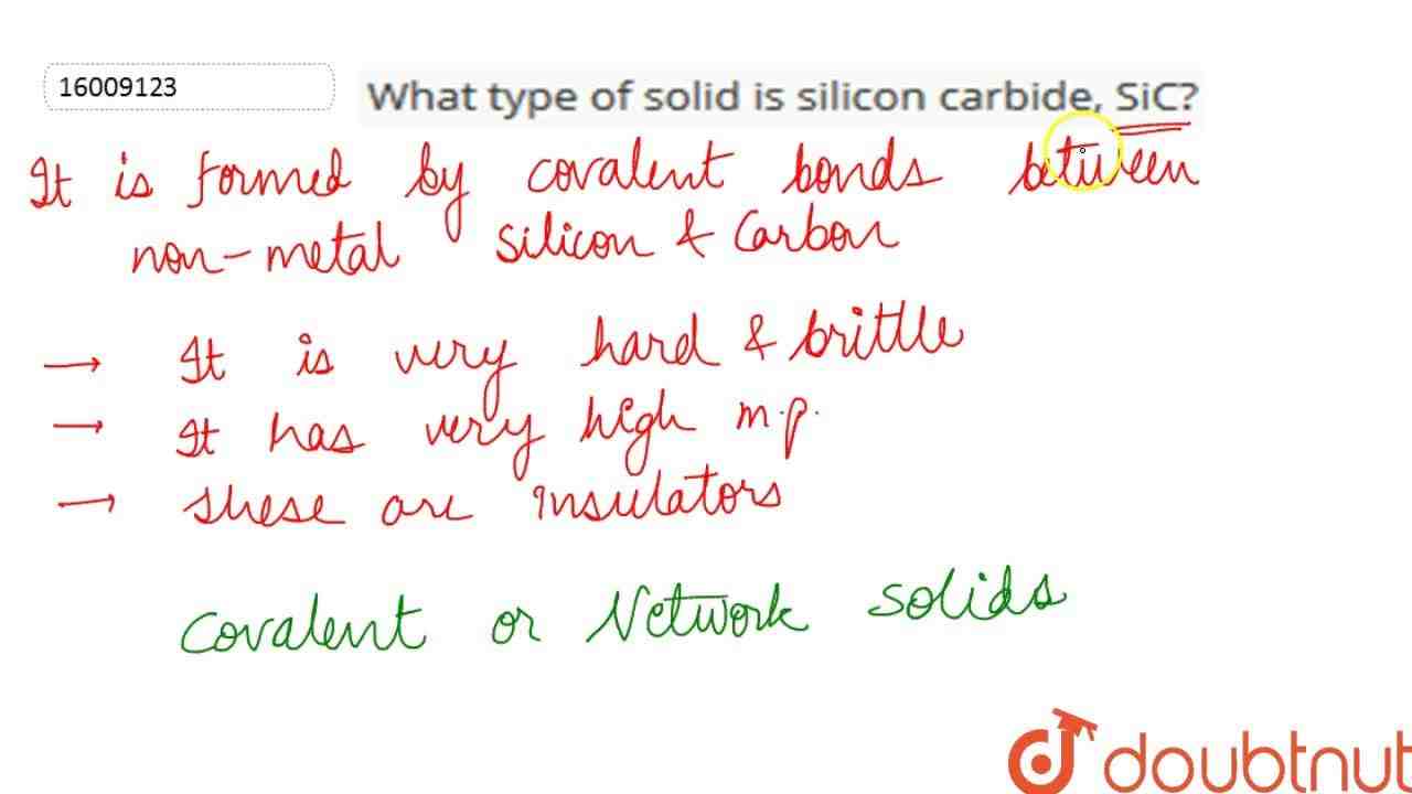 Which of the compound below is an example of a network solid?