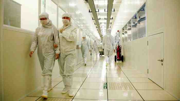 Who produces the world's semiconductor chip maker?
