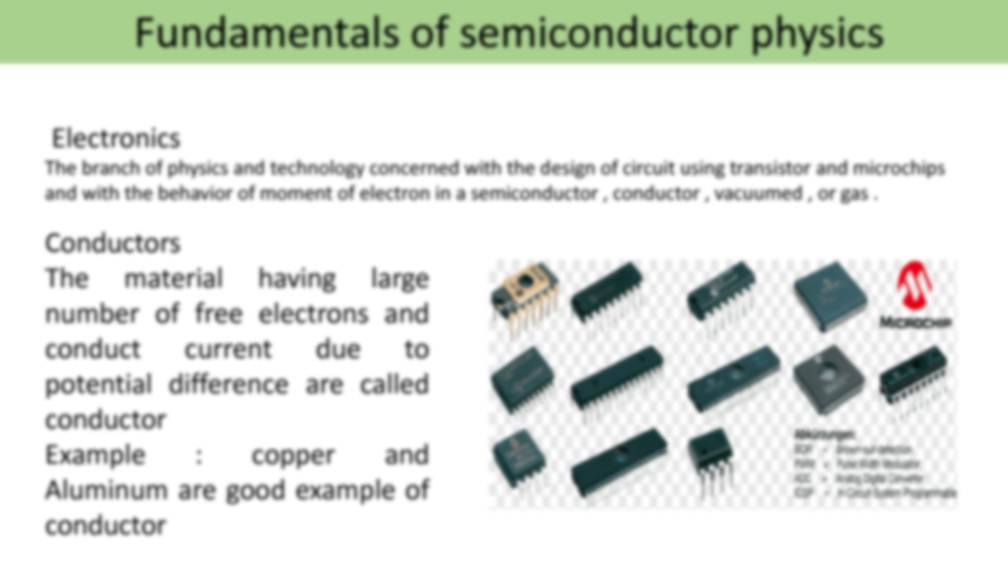 How many types of semiconductors are there?